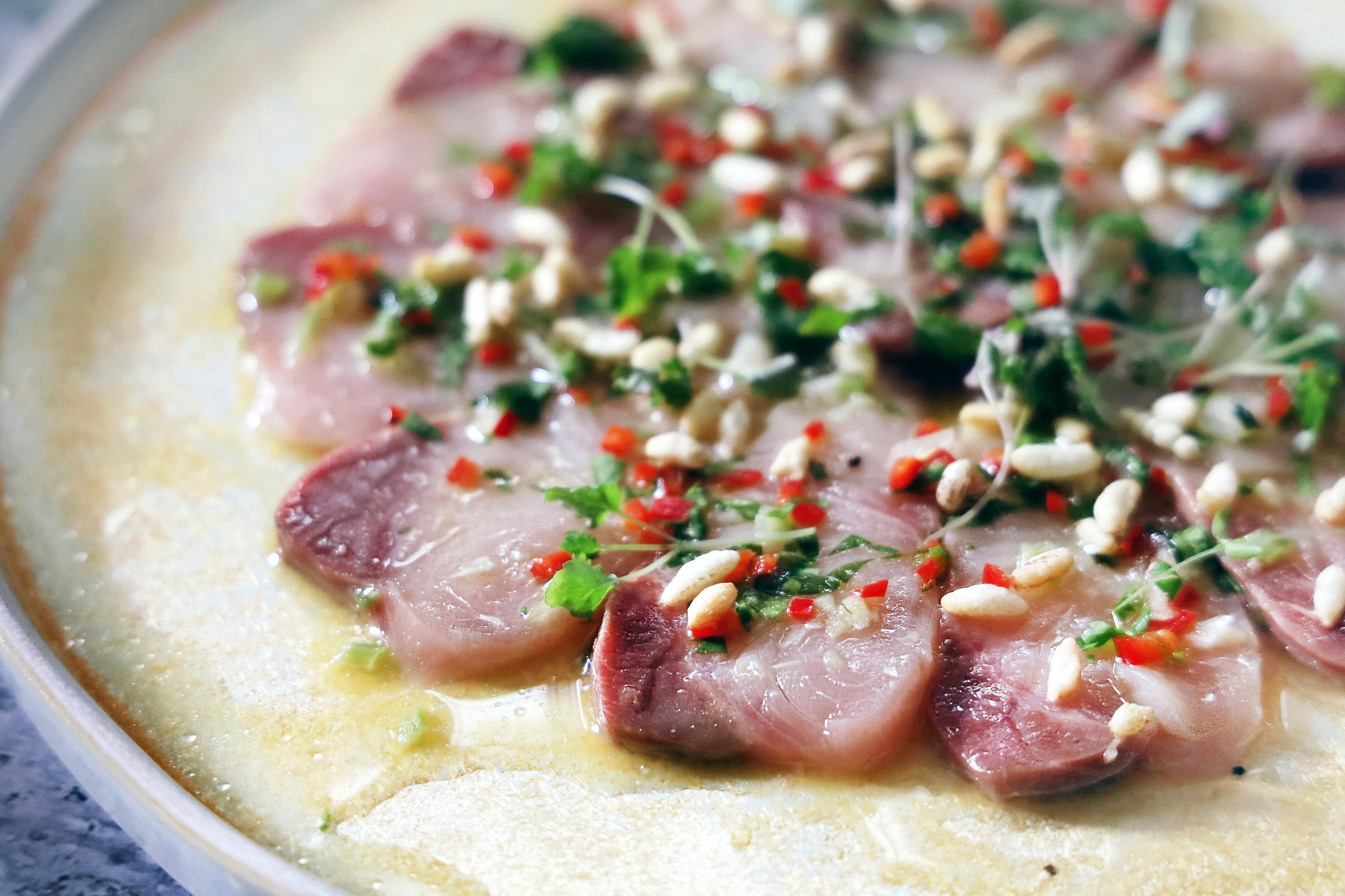 Oasia Resort Sentosa By Far East Hospitality Singapore Exterior photo A dish of carpaccio